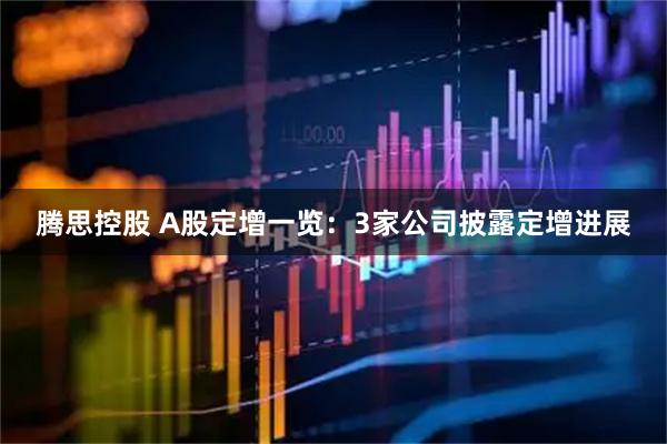 腾思控股 A股定增一览：3家公司披露定增进展